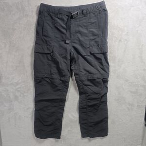 Men’s North Face Convertible Cargo Hiking Pants Sz Lg Dark Gray